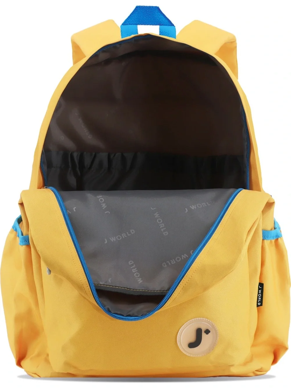 J World BRAND NEW! Yellow Kids Backpack with Blue Accents